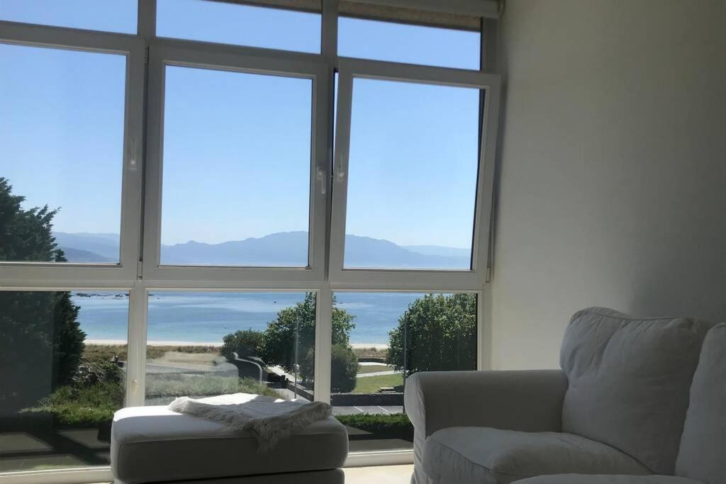 Apartamento Primera Linea De Playa Finisterre Dış mekan fotoğraf